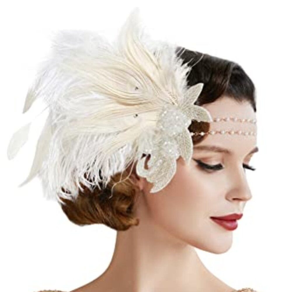 Art Deco 1920s Flapper Headpiece